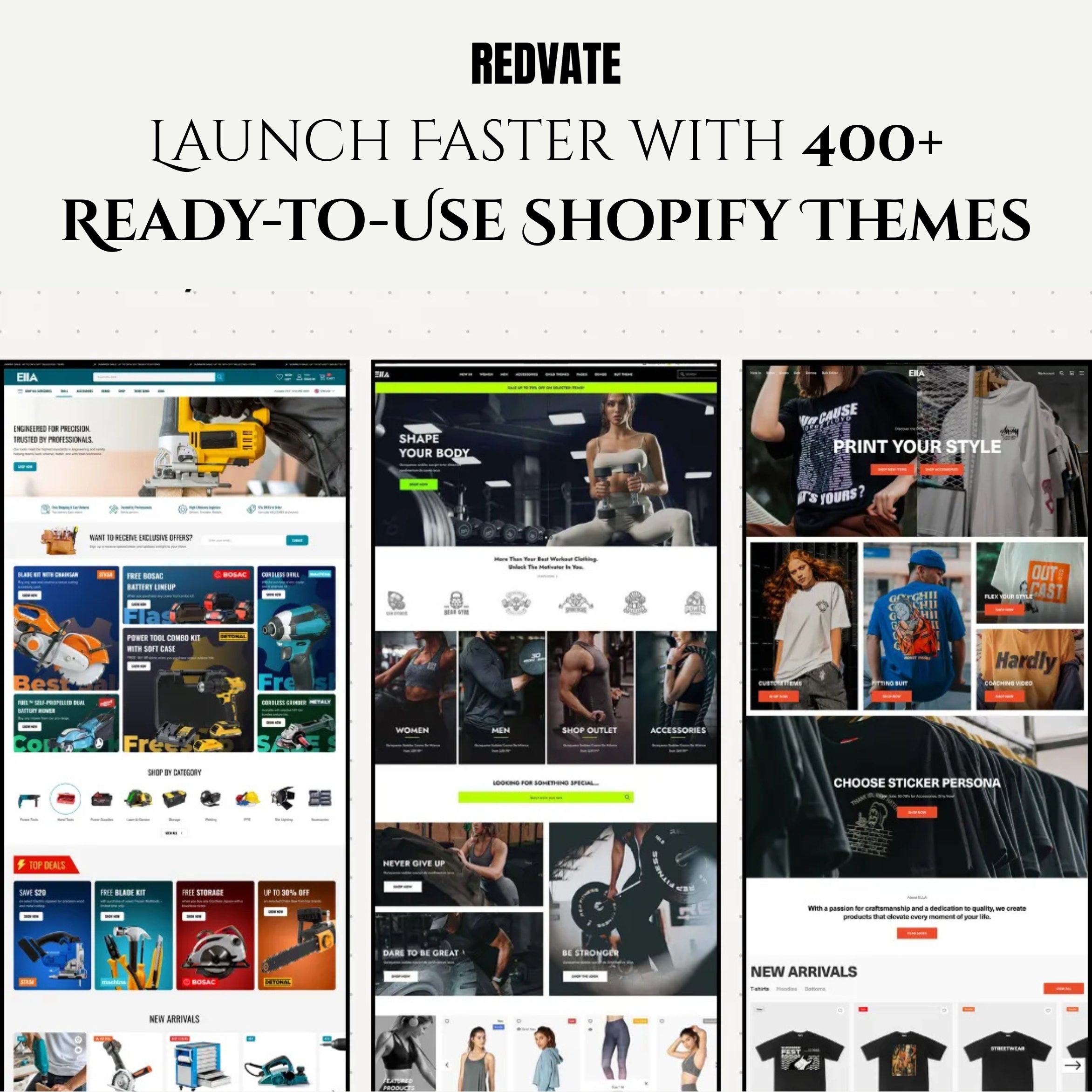 400+ High-Converting Shopify Themes